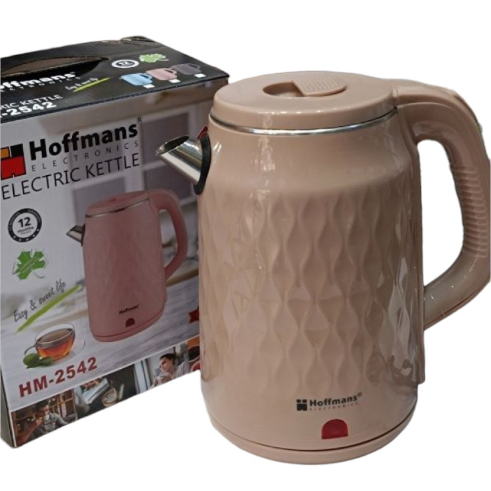 Elektrik çaydan Hoffmans HM-2542 2.5 l 2000 W bej — 1
