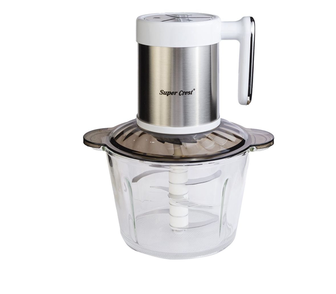 Universal doğrayıcı Super Crest SCT-2052, 1000 Vt, 3.5 L, Ağ/Gümüşü/Şəffaf — 1