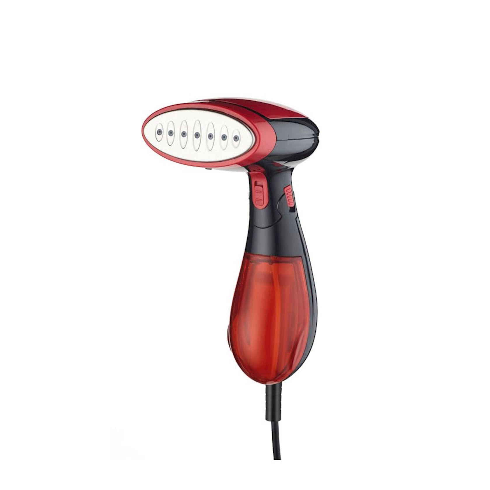 Geyim buxarlayıcısı Jamaky JMK-1015, Əl, 2000 Vt, 0.12 L, Qırmızı, Qara — 1
