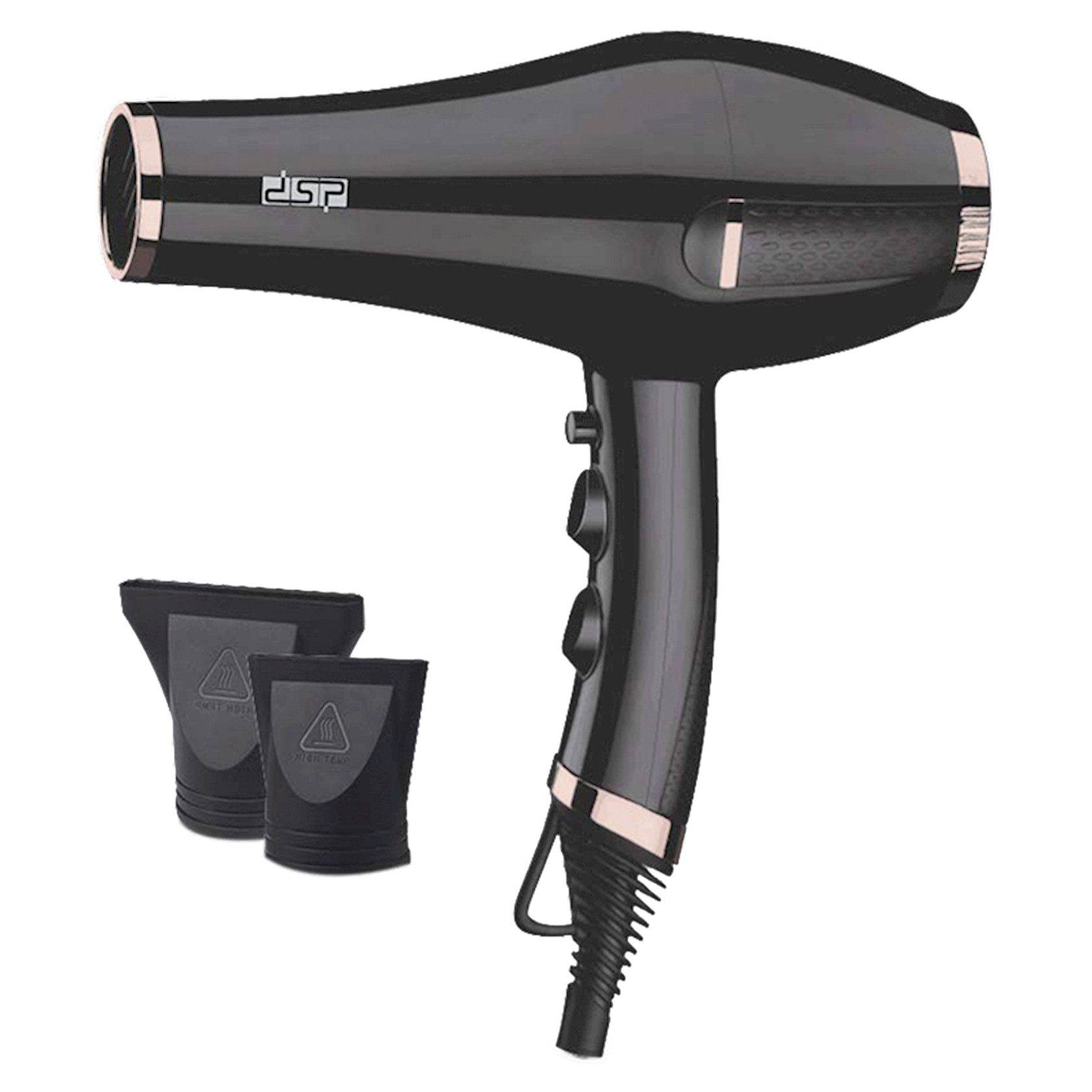 Fen DSP 30089, 2200 Vt, qara, 2 taxma — 1