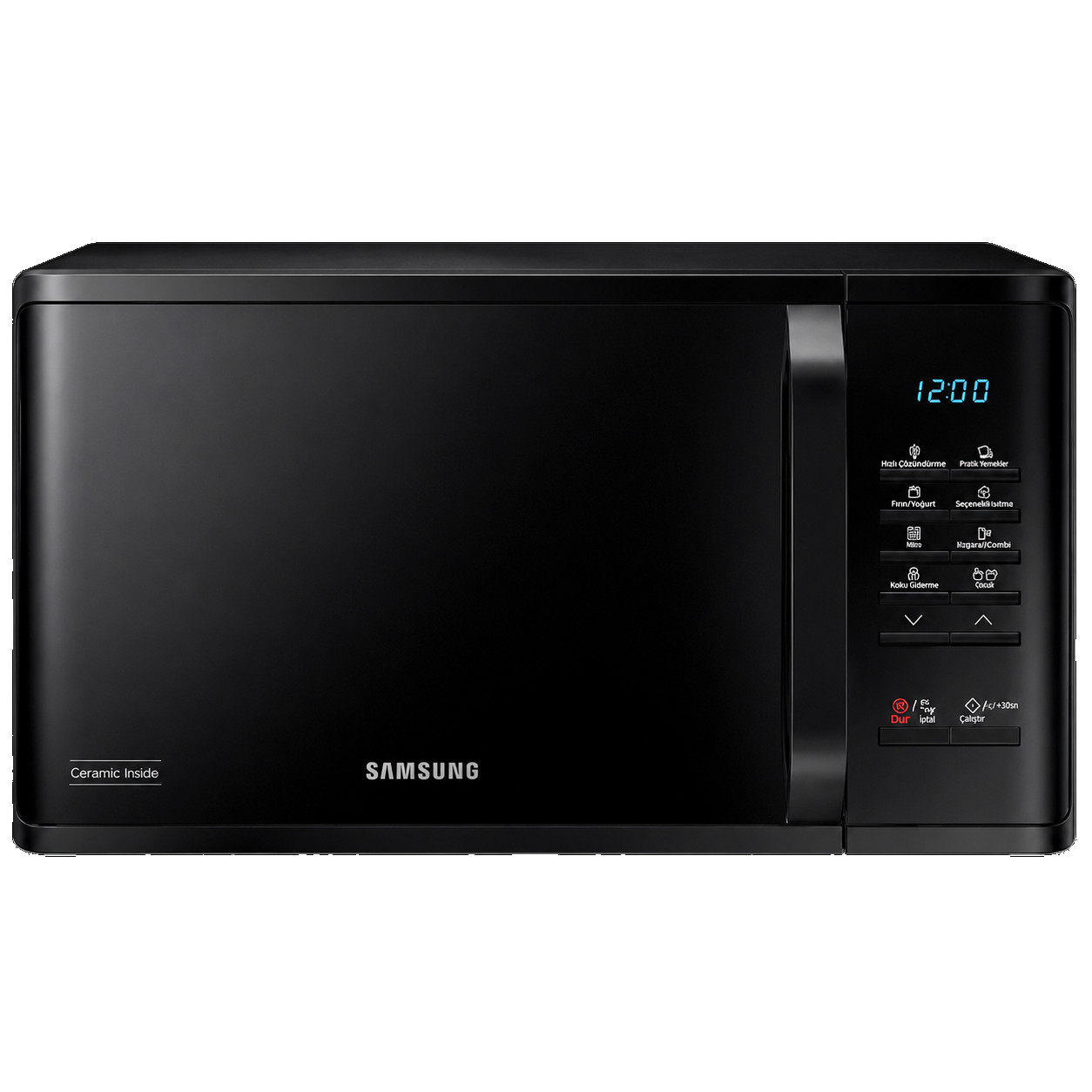 Mikrodalğalı soba Samsung MS23K3513AK/BW, 23 L, 800 Vt, qara — 1