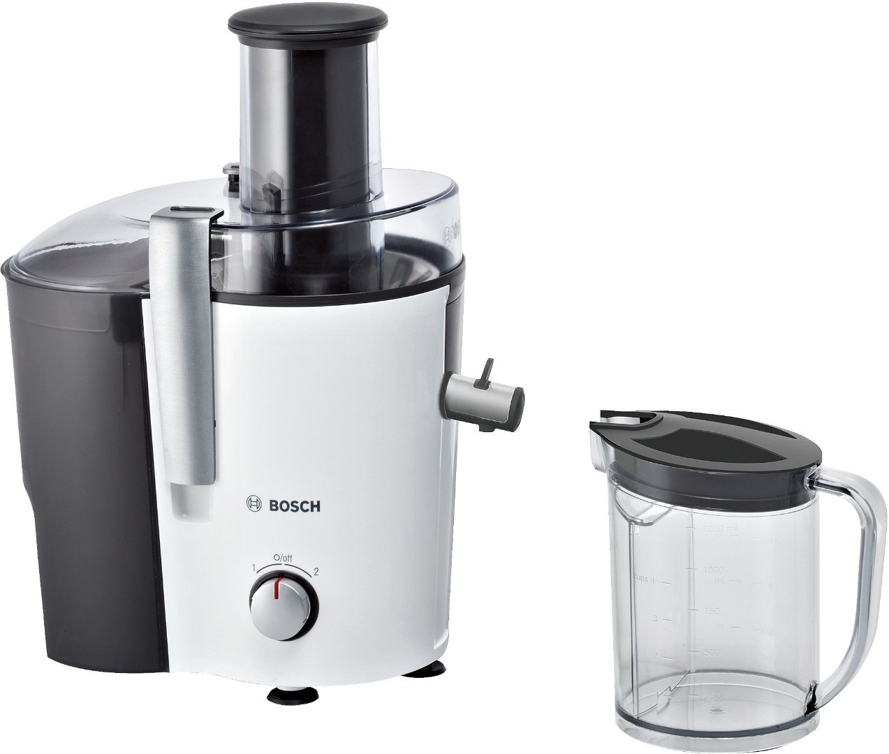 Şirəçəkən Bosch, MES25A0, 700 Vt, 1.25 l, ağ/qara — 1