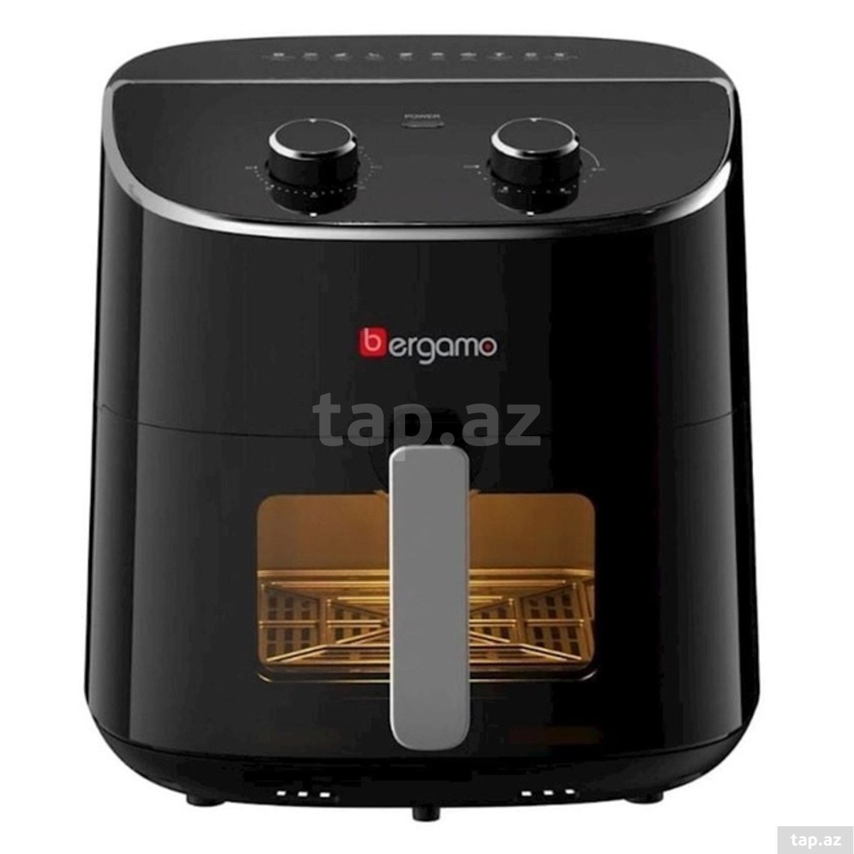 Aerofritür Bergamo BG-AF6432B8M Black 8L 2000W — 1