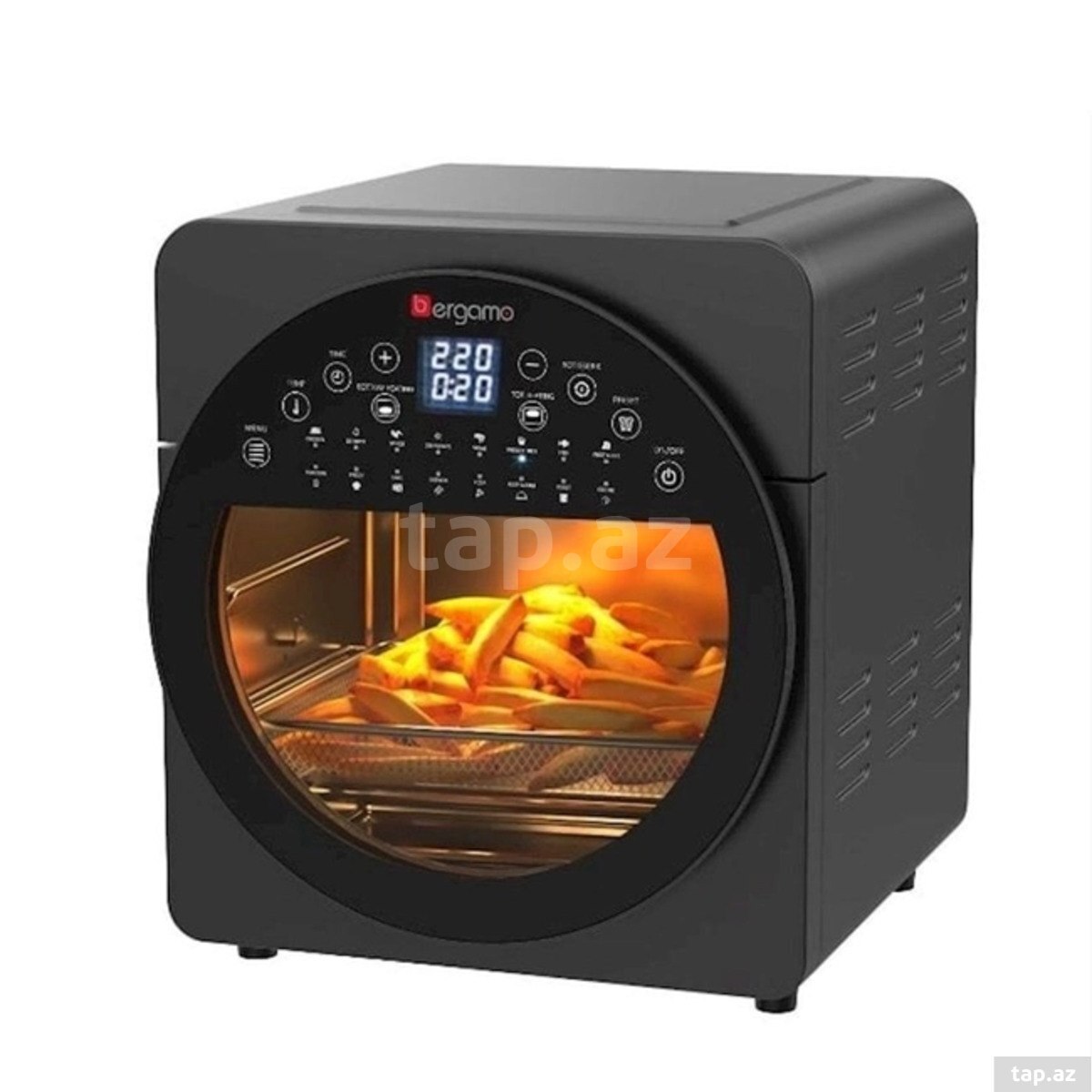 Aerofritür soba Bergamo BG-AFO6440A16D Black 16L 1700W