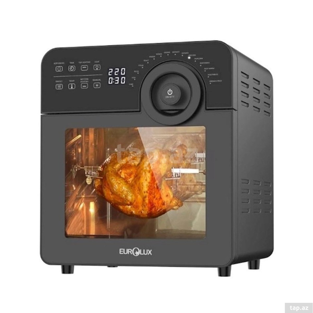 Aerofritür soba Eurolux EU-AFO4856A16D Black 16L 1700W — 1