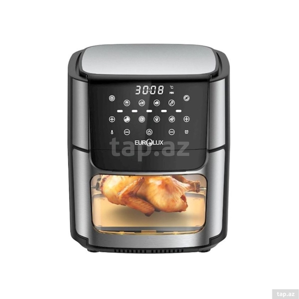 Aerofritür Eurolux EU-AFO4854C12D Silver 12L 1800W — 1