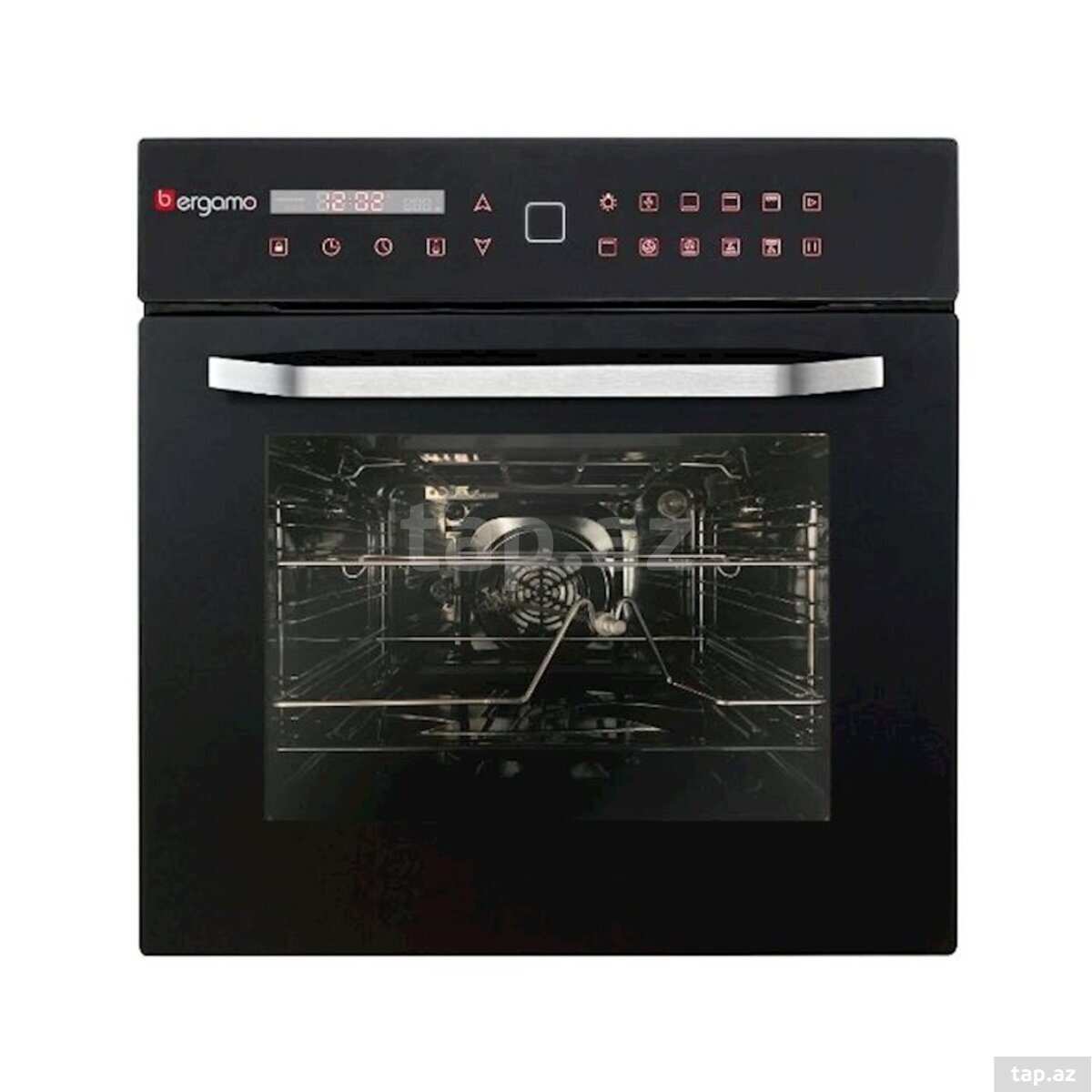 Quraşdırılan elektrik soba Bergamo BG-EO4212AGDB – 80 litr, 2900 Vt