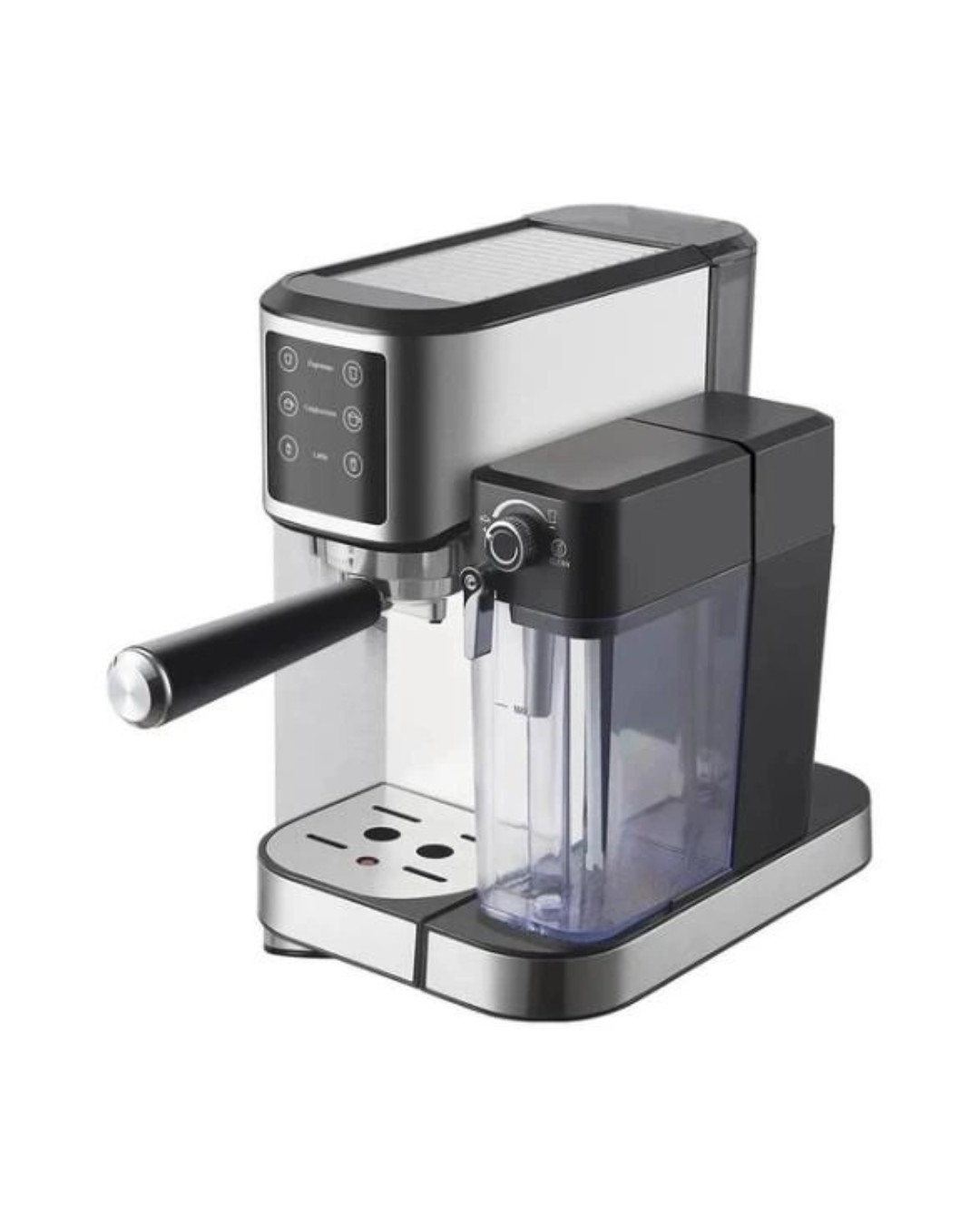 Qəhvə dəmləyən DSP KA-3104, üyüdülmüş qəhvə, buynuz tipli, Gümüşü/Qara, 1350 Vt — 1