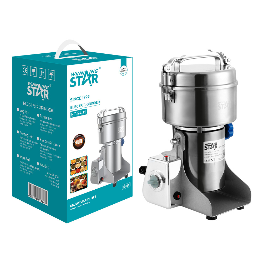 Qəhvəüyüdən Winning Star RS ST-9401 900 W dəyirman tipli gümüşü — 1