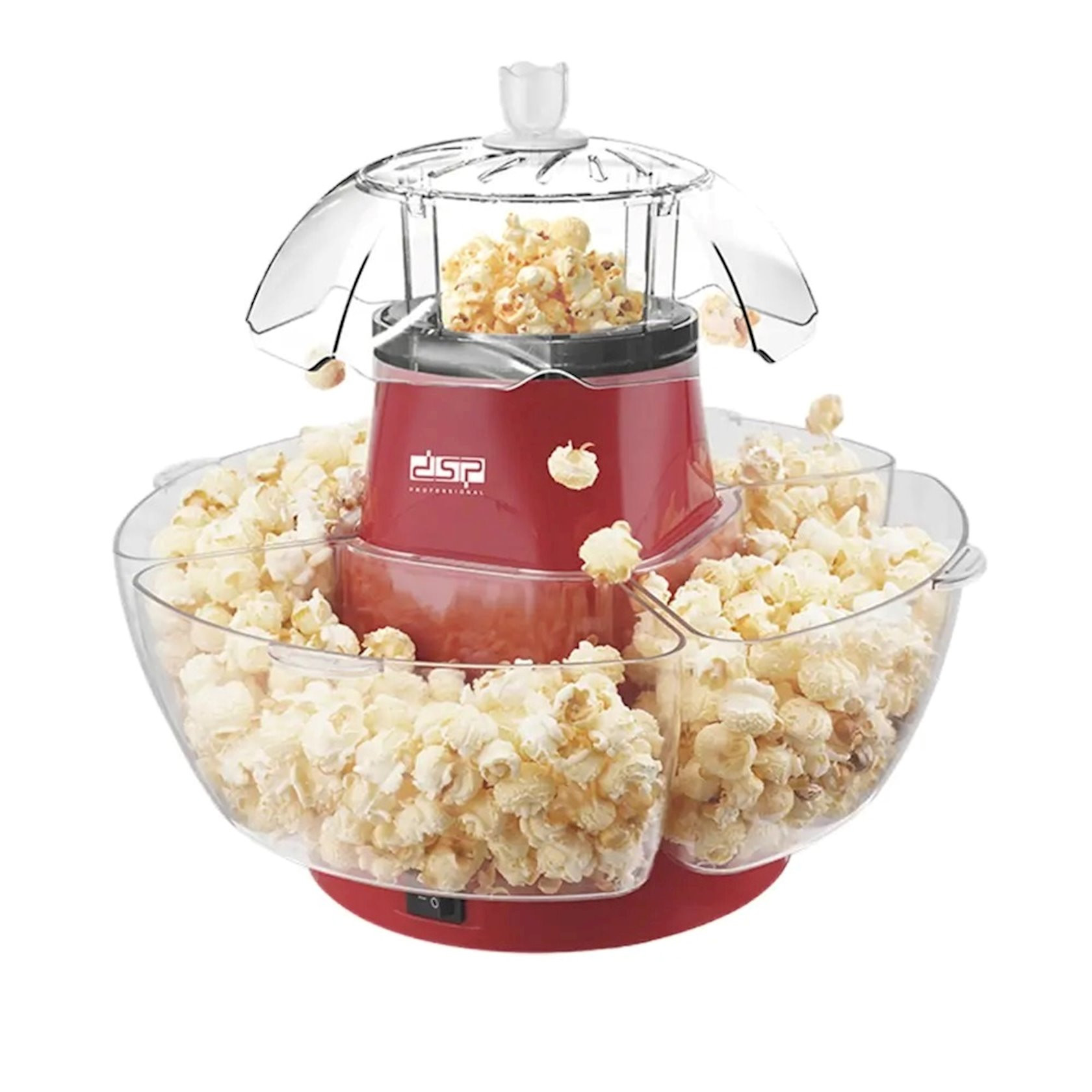 Popkorn aparatı DSP KA-2040 1200 W qırmızı — 1