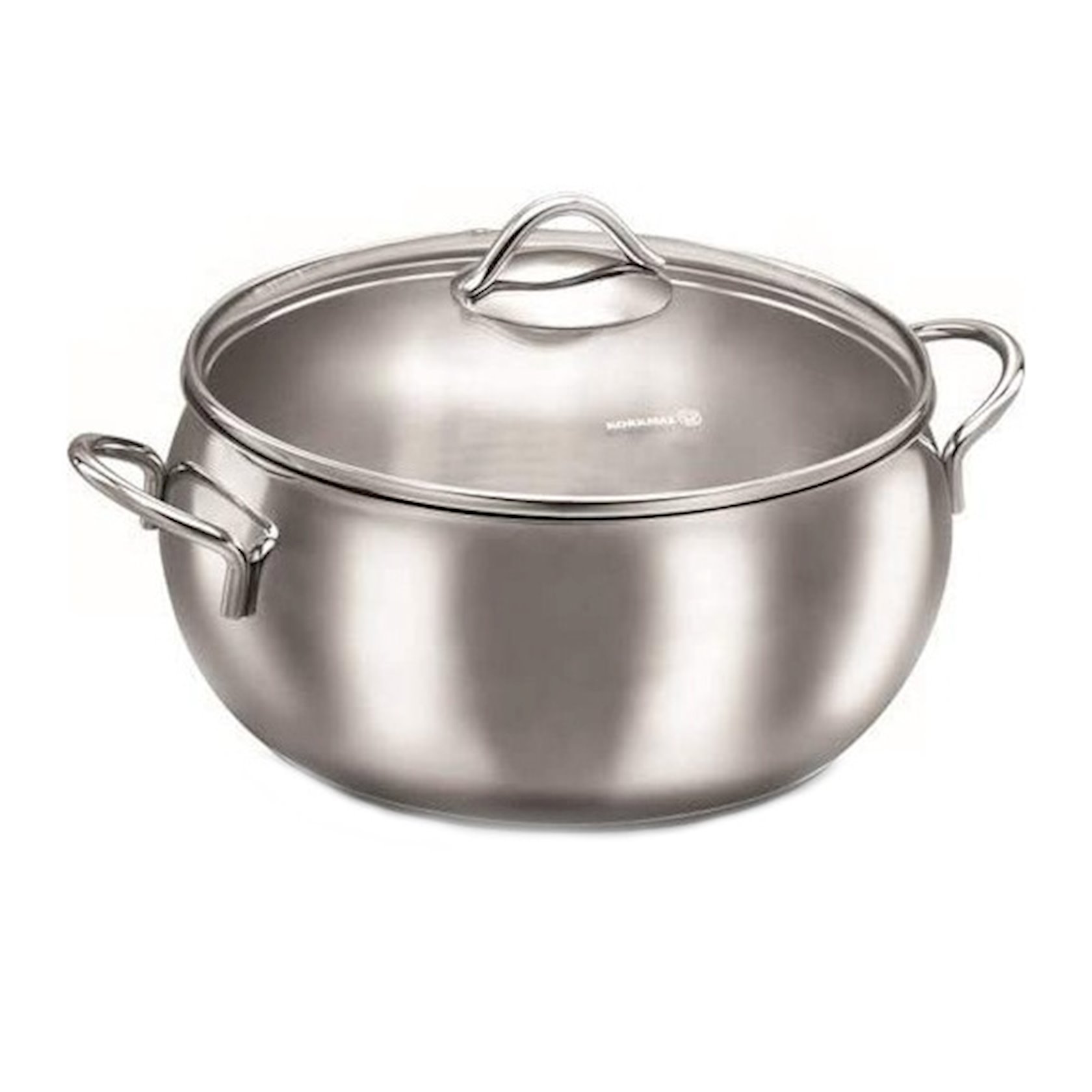 Qazan Korkmaz Tombik A1076, 26x12 sm, 7.1 L, Gümüşü — 1