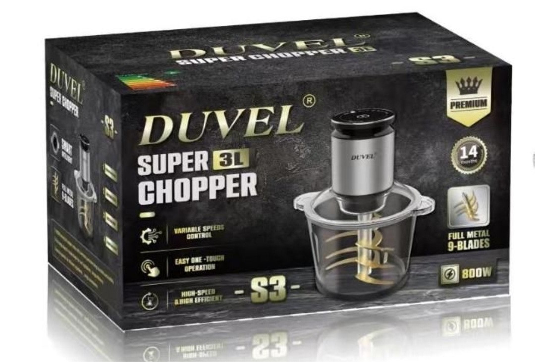Doğrayıcı Duvel S3 Mexaniki 800 Vt 3 l — 1