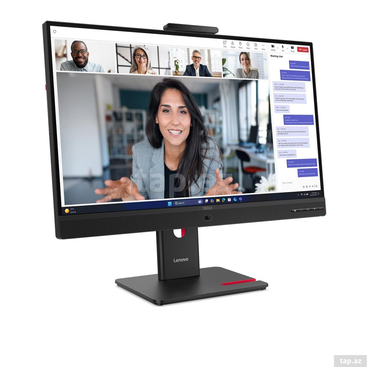 Lenovo ThinkVision T27QD-40 27" QHD IPS 120Hz USB-C Monitor 64AAGAT2EU — 1