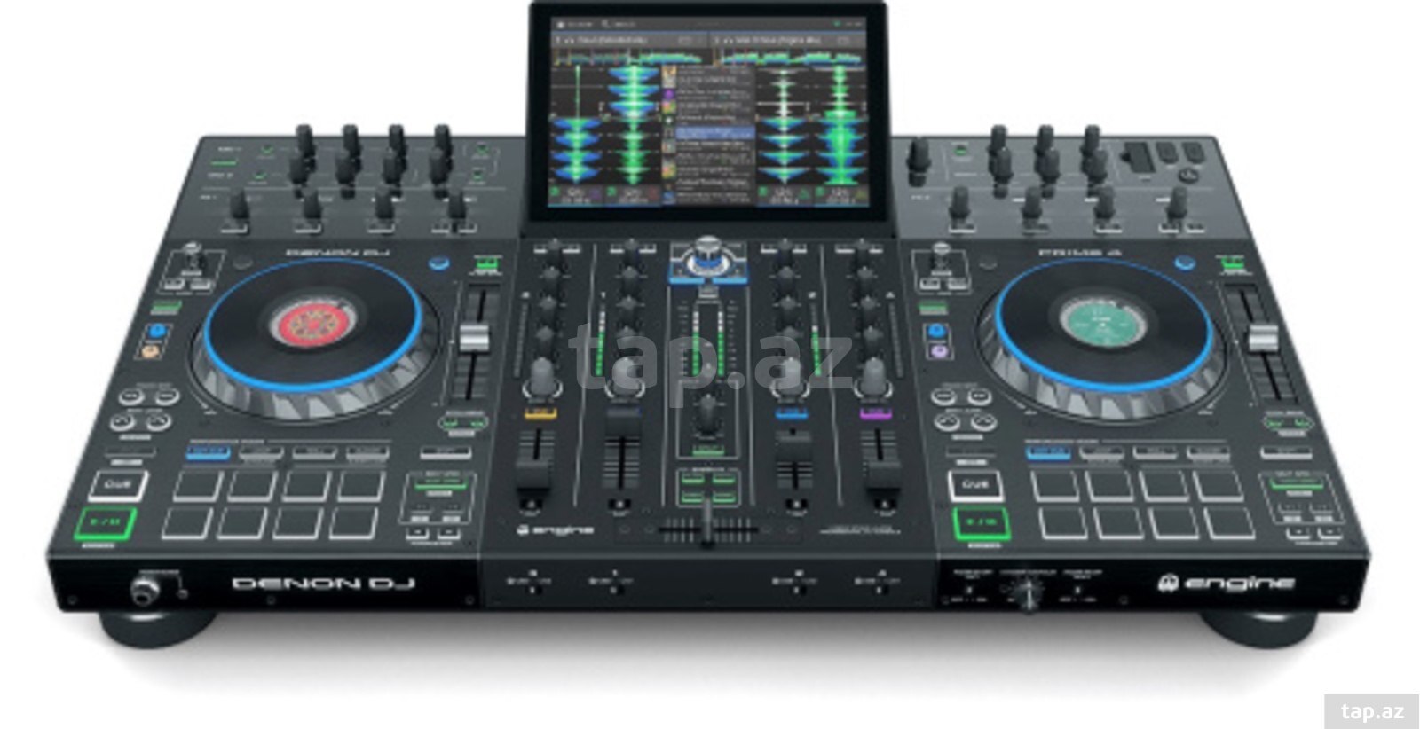 Denon DJ PRIME 4+ XEU Professional 4-Deck DJ Media Player and Mixer — 1