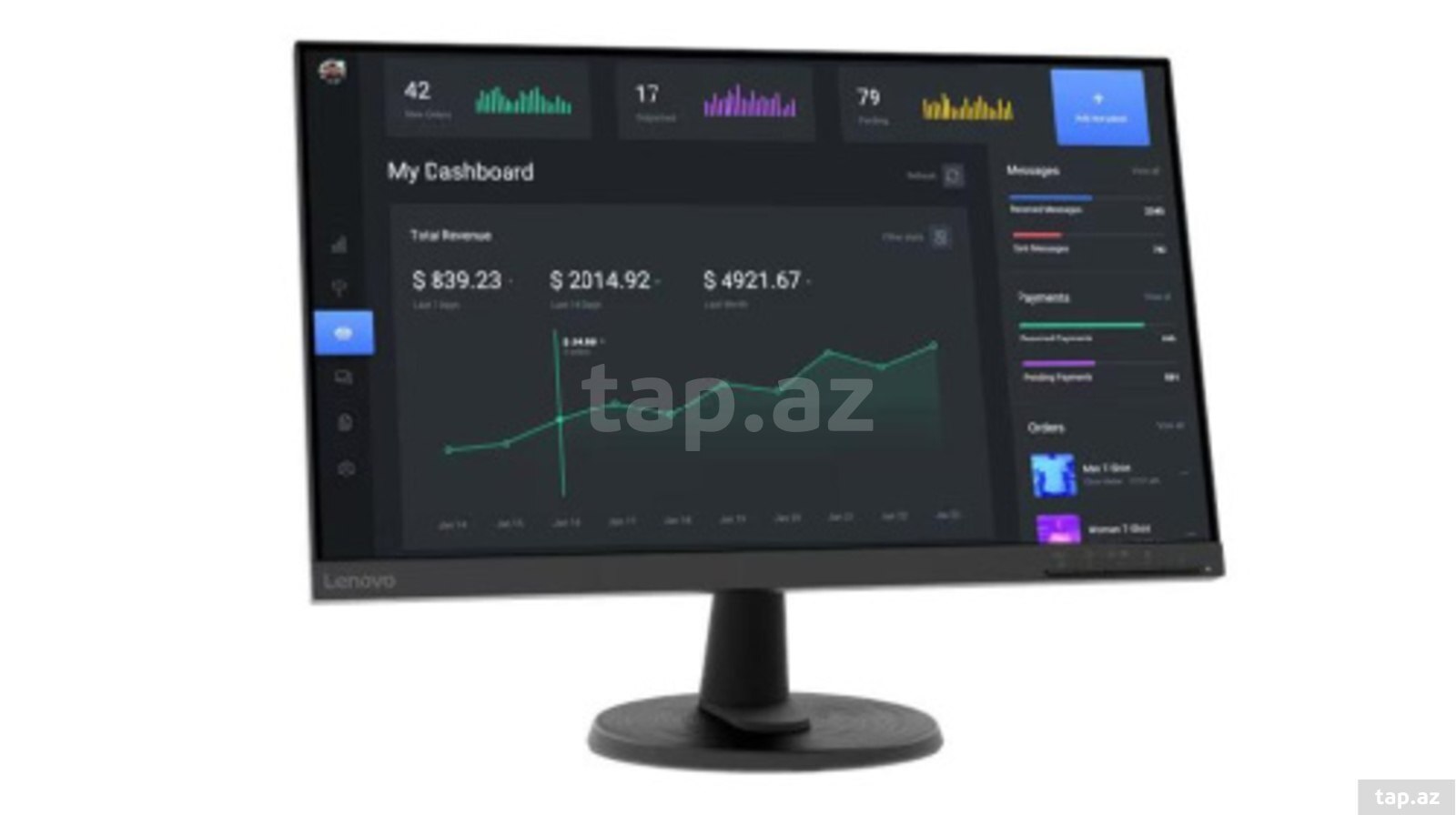 Lenovo C24-40 23.8" Full HD VA 75Hz Monitor 63DCKAT6EU — 1