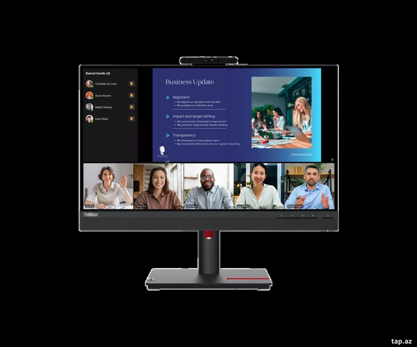 Lenovo ThinkVision T24v-30 23.8" Full HD IPS Monitor 63D8MAT3EU — 1