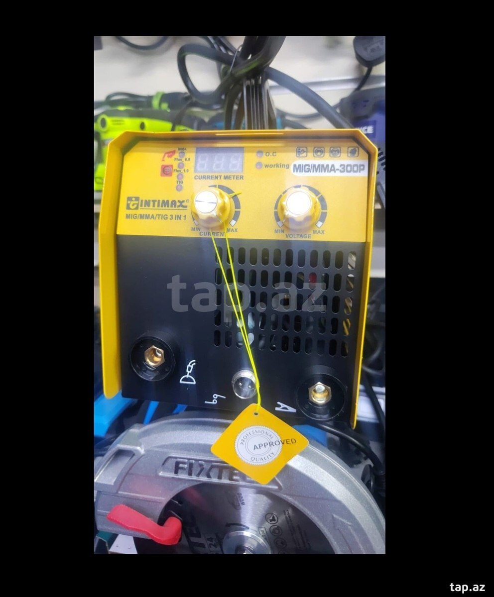 INTIMAX MIG/MMA-300P 3-ü 1-də qaynaq aparatı, MIG/TIG/MMA — 1