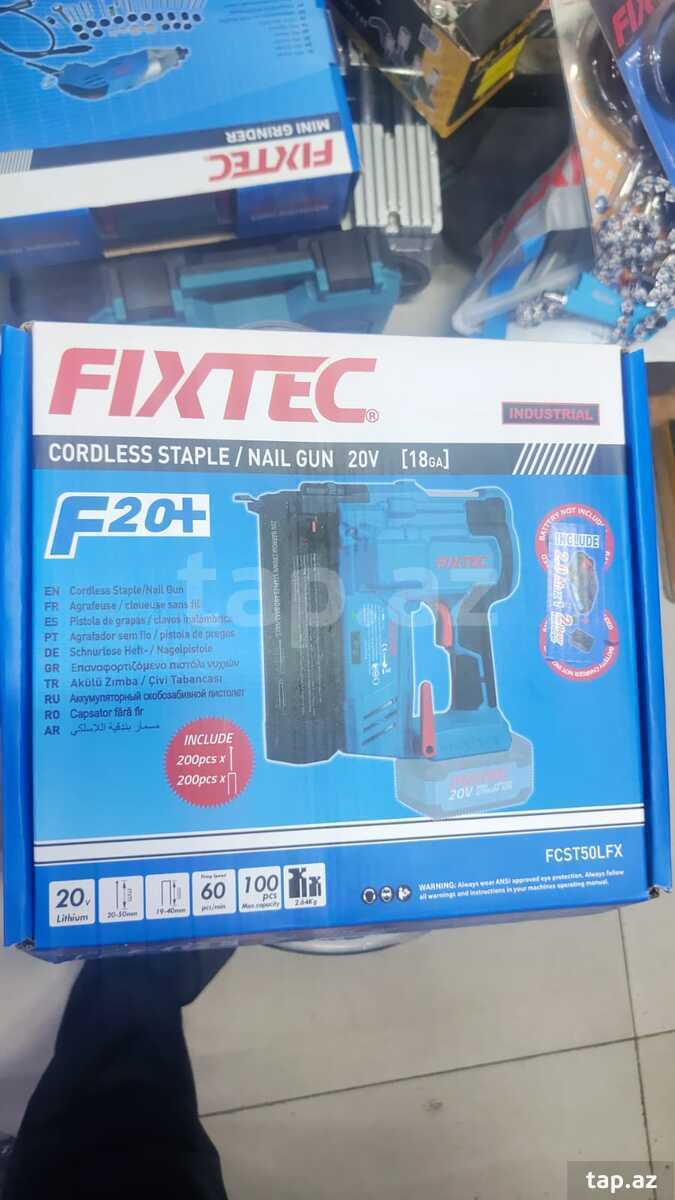 Akkumulyatorlu zımba və mismar tapançası FIXTEC FCST50LFX — 1
