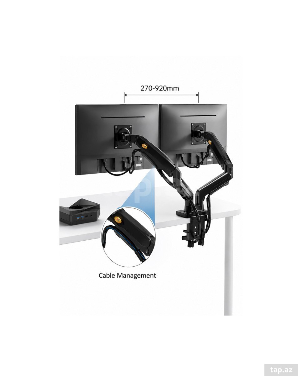 North Bayou F160 iki monitorlu masaüstü monitor tutacağı — 1