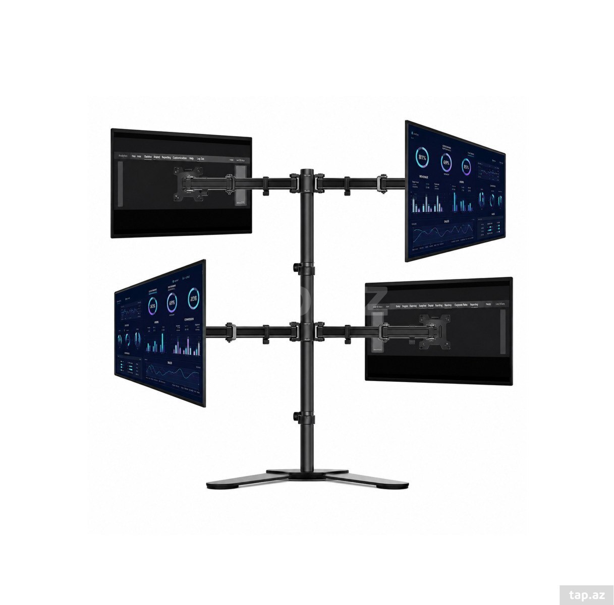 Masaüstü 4 qollu monitor altlığı — 1