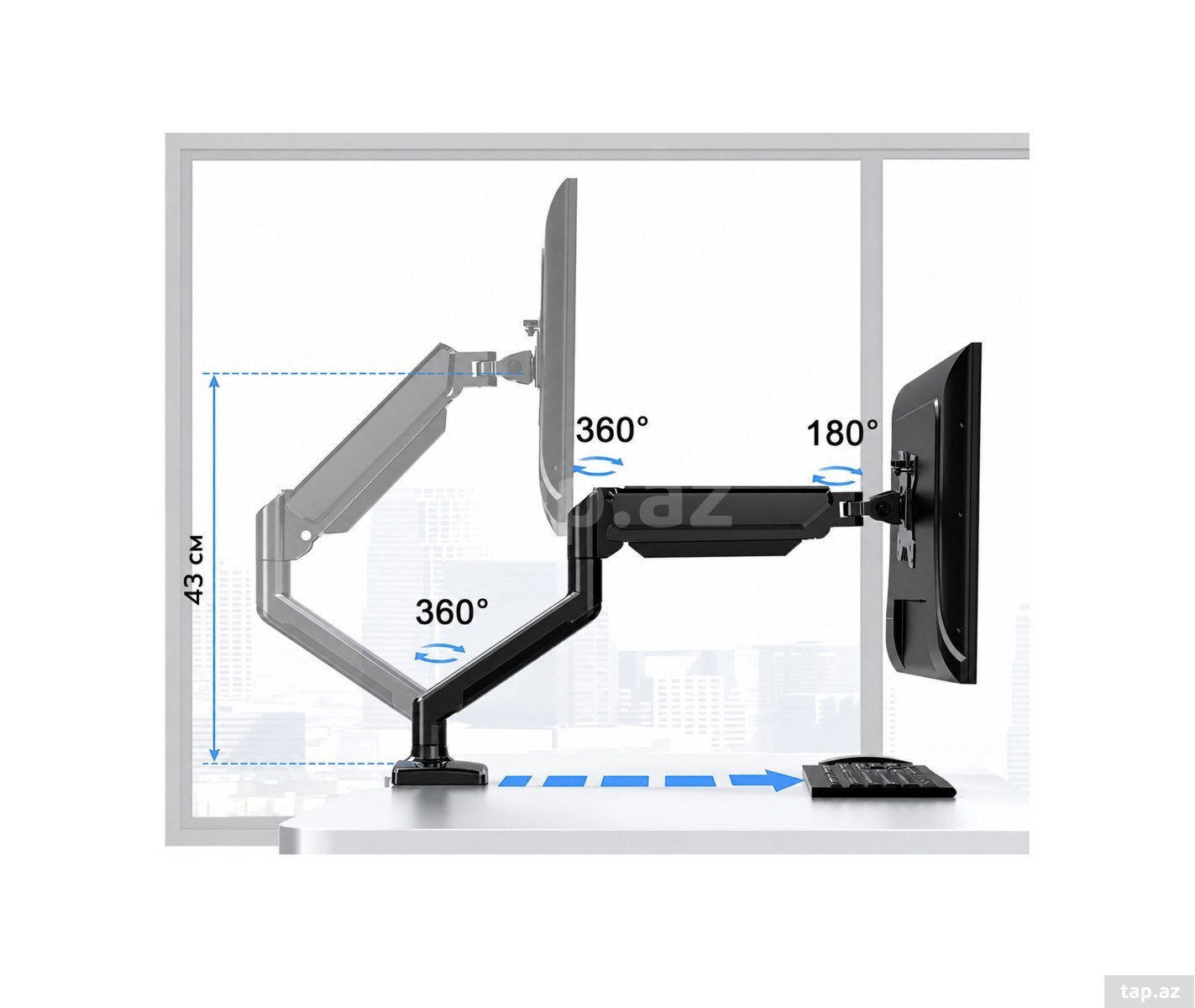 Masaüstü monitor tutacağı — 1