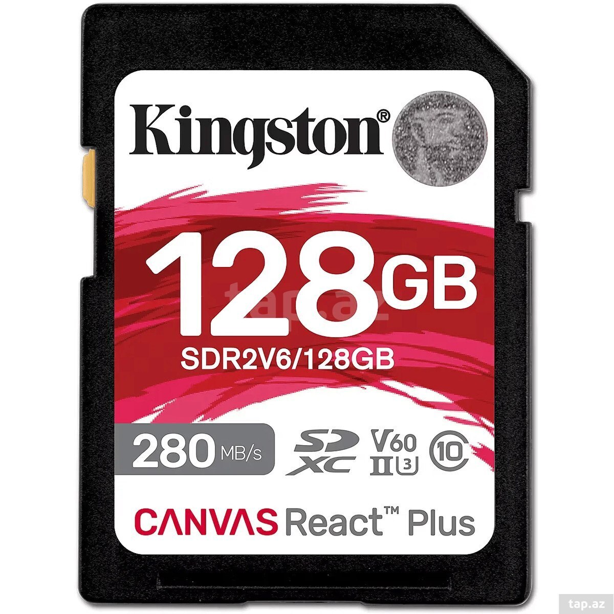 Kingston Canvas React Plus 128GB SDXC II V60 yaddaş kartı — 1