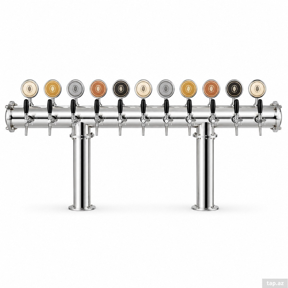Pivə üçün T11 gümüş 11 çıxışlı Kobra pivə kranı / Beer Tower — 1