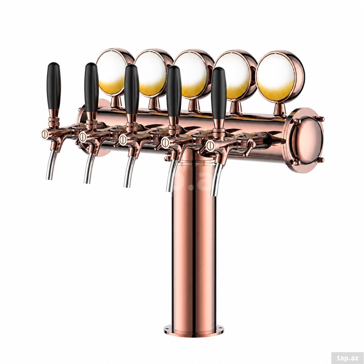 Pivə üçün T5 bronzo 5 çıxışlı Kobra pivə kranı / Beer Tower — 1