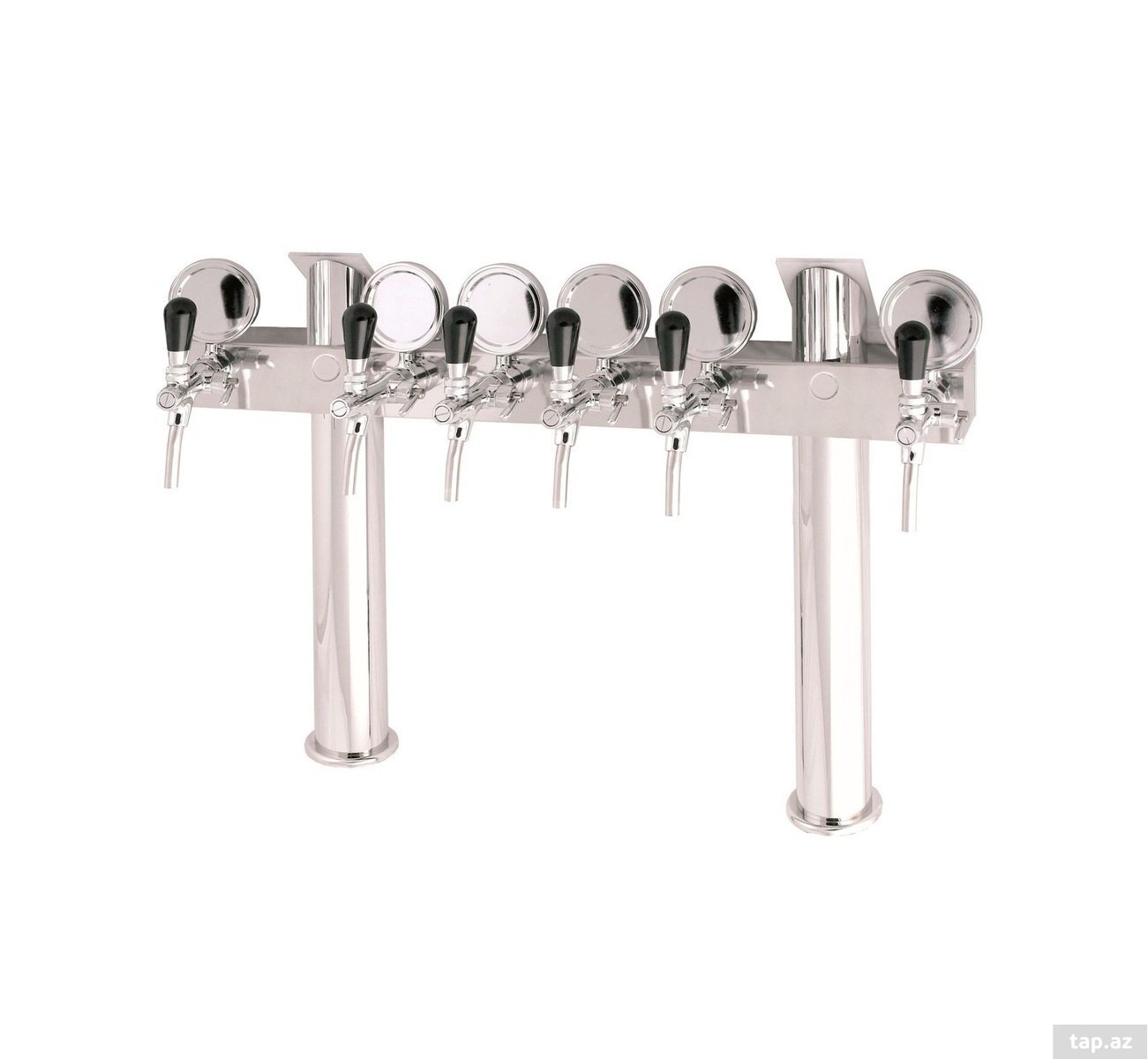 Pivə üçün T6 gümüş 6 çıxışlı Kobra pivə kranı Beer Tower — 1