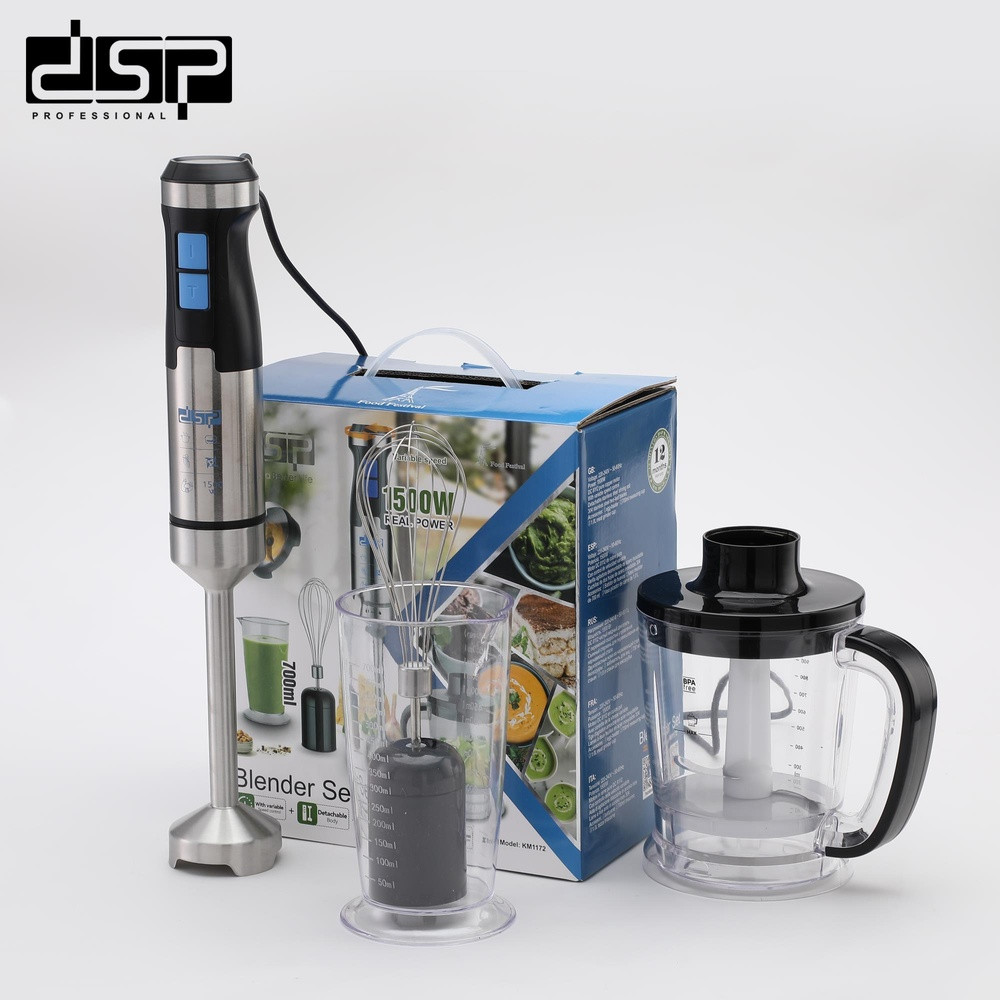 Blender DSP KM1172 (SH_ID_132), salınma, 0.7 l, gümüşü — 1