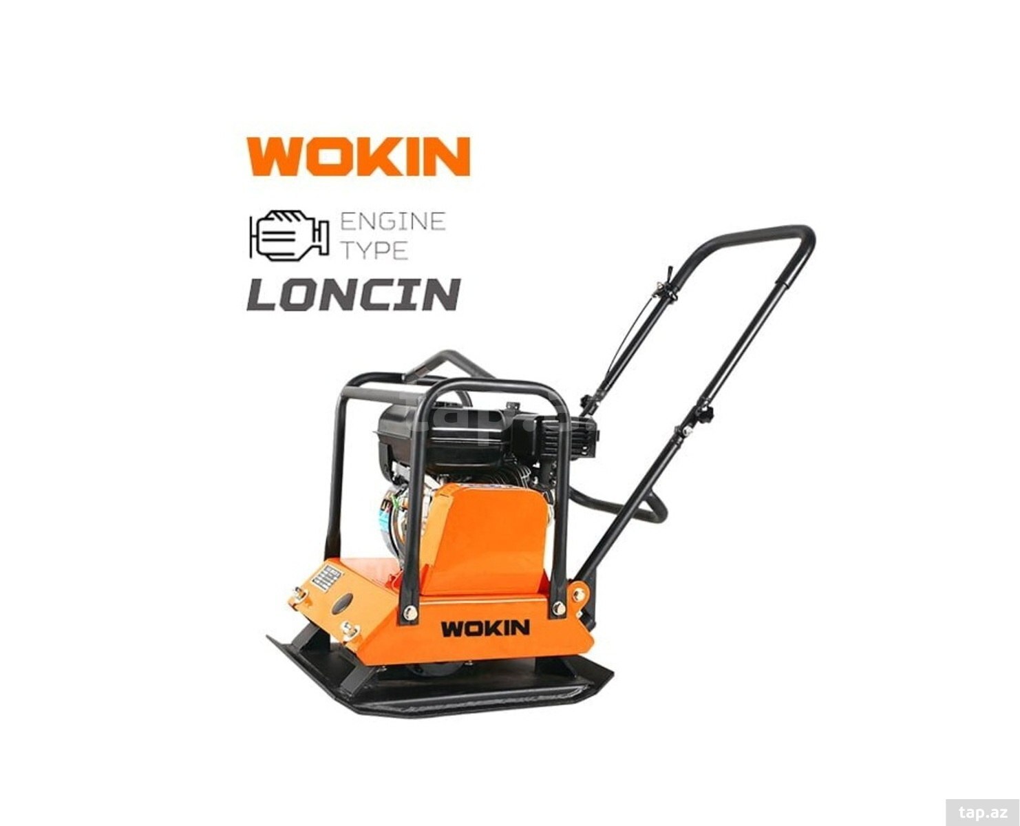 WOKIN benzinli torpaq kipləşdirici 1.6 ton 6.5HP — 1