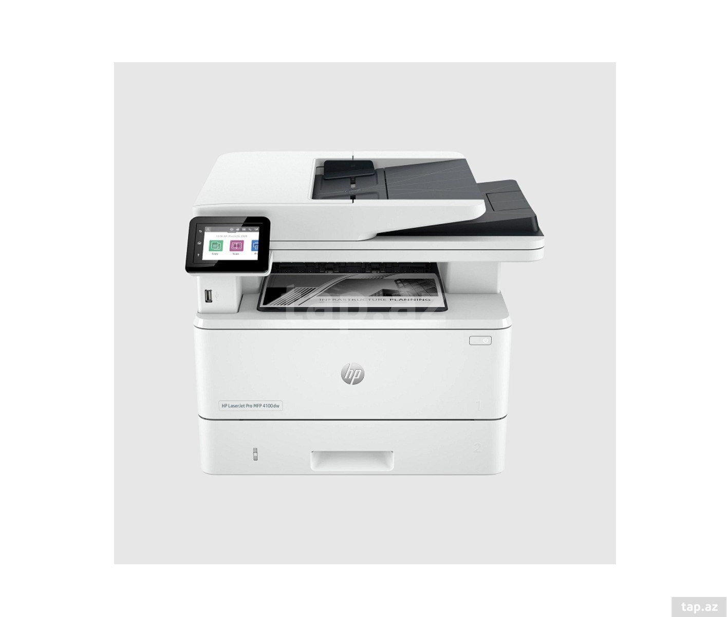 HP LaserJet 4103dw monochrome MFP printer — 1