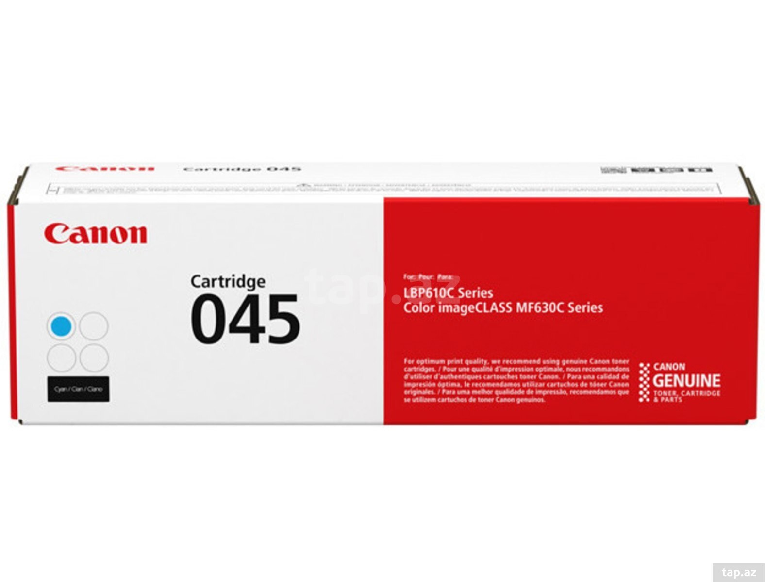 Kartric Canon Cartridge 045 C 1241C002 toner — 1