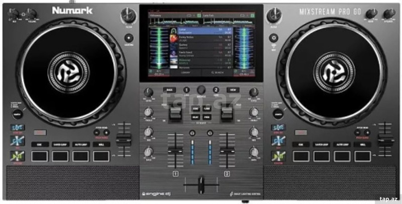 Numark Mixstream Pro Go Battery Powered Standalone Media Player MIXSTREAMPROGOXEU — 1