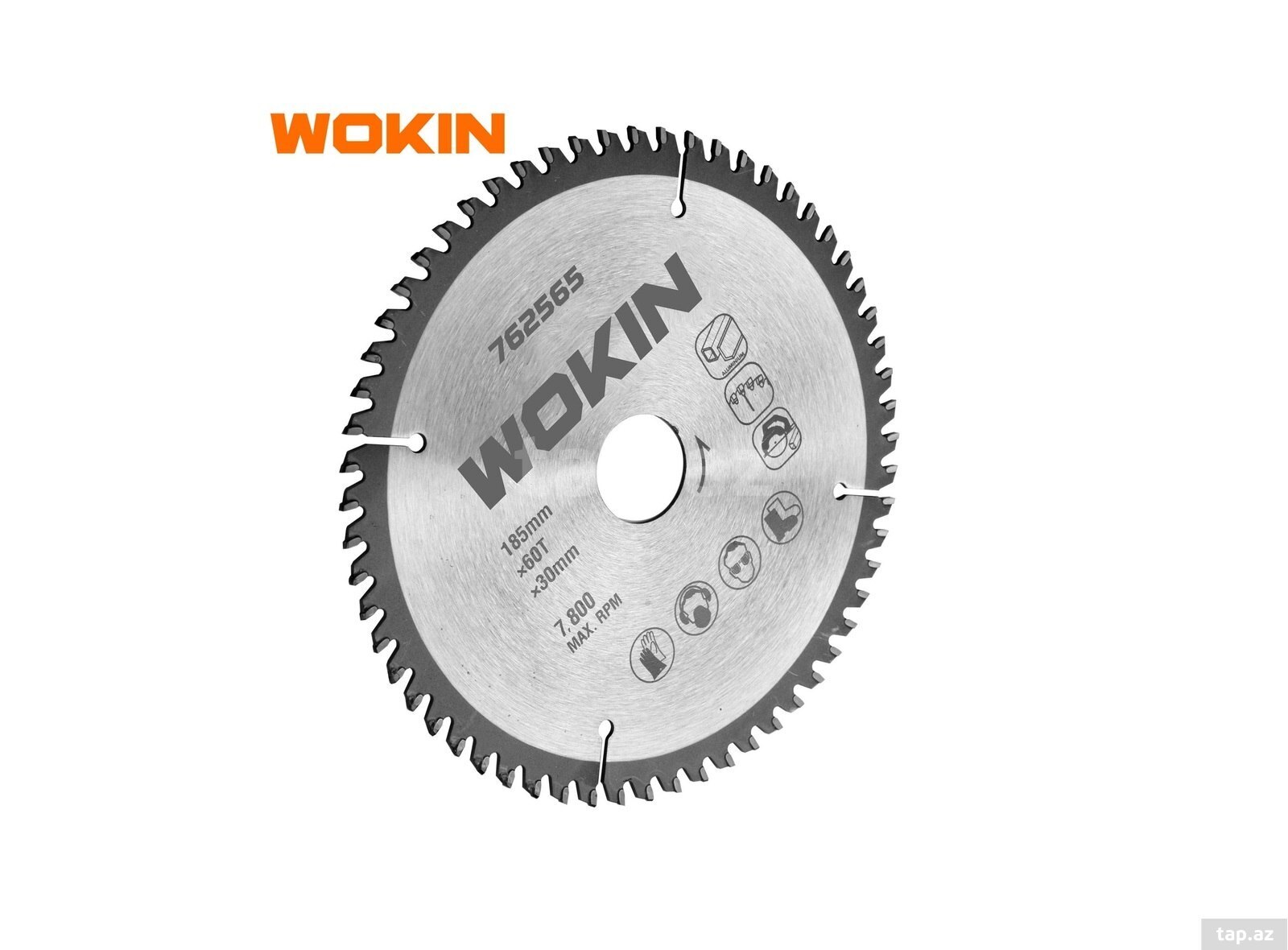 WOKIN alüminium kəsən mişar tiyəsi 254 mm 30 mm 100T — 1